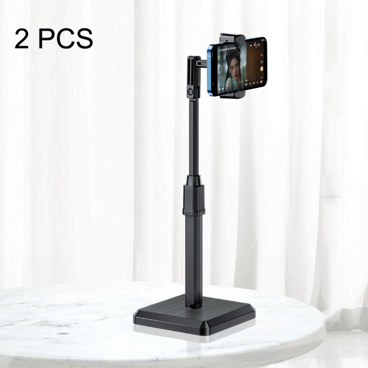 2 PCS Desktop Mobile Phone Live Broadcast Bracket Online Class