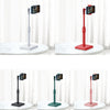 2 PCS Desktop Mobile Phone Live Broadcast Bracket Online Class Telescopic Floor Stand, Cool Black, Ivory White, Dark Green, Cherry Blossom Pink, Lucky Red