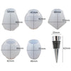 DIY Crystal Epoxy Resin Red Wine Stopper Silicone Mold,Style:, 5 Molds+5 Red Wine Plug
