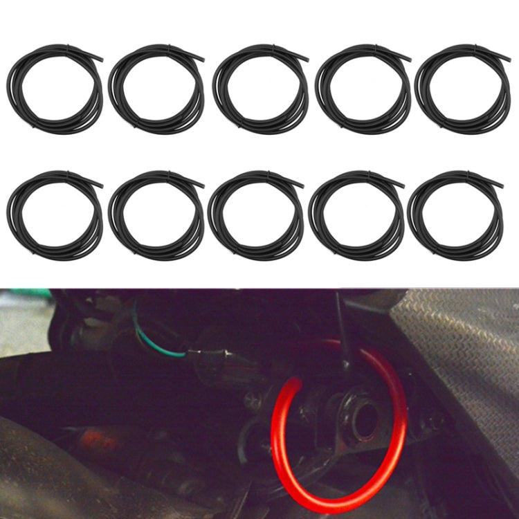 10PCS Motorcycle Modification Oil Pipe Rubber Gasoline Pipe