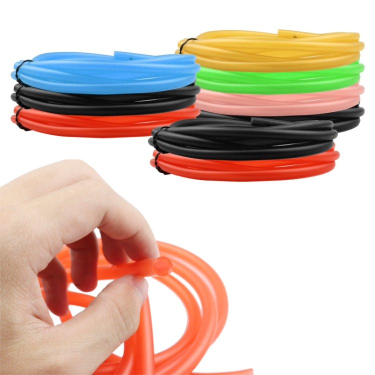 10PCS Motorcycle Modification Oil Pipe Rubber Gasoline Pipe, Length: 1m, Black, Red, Blue, Green, Orange