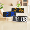 LED Bedside Alarm Clock Battery Plug-In Dual-Purpose Clock, 6628 White, 6628 Blue, 6628 Orange