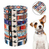 Pet Ethnic Style Polyester Cotton Print Pattern Collar, Size:, XL: 2.5x43-71cm
