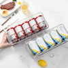 Transparent 2 Layer Automatic Roll-off Cans Beverage Refrigerated Storage Box