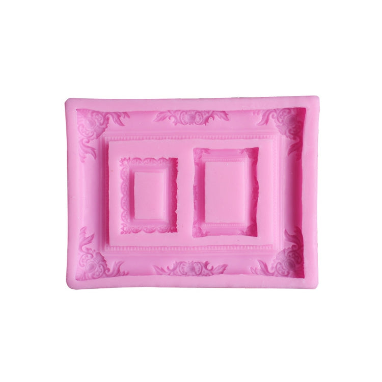 Vintage Photo Frame Liquid Silicone Fondant Mould, Vintage Photo Frame