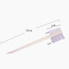 10 PCS Car Head Engine Brush Double-Sided Groove Brush, 10 PCS White