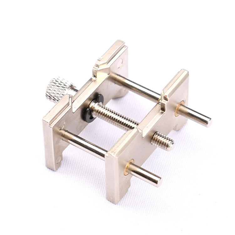 2 In 1  Watch Movement Holder Clip Base Metal Multi Function Vise Clamp, Random Color Delivery, 2 In 1 Watch Movement Holder