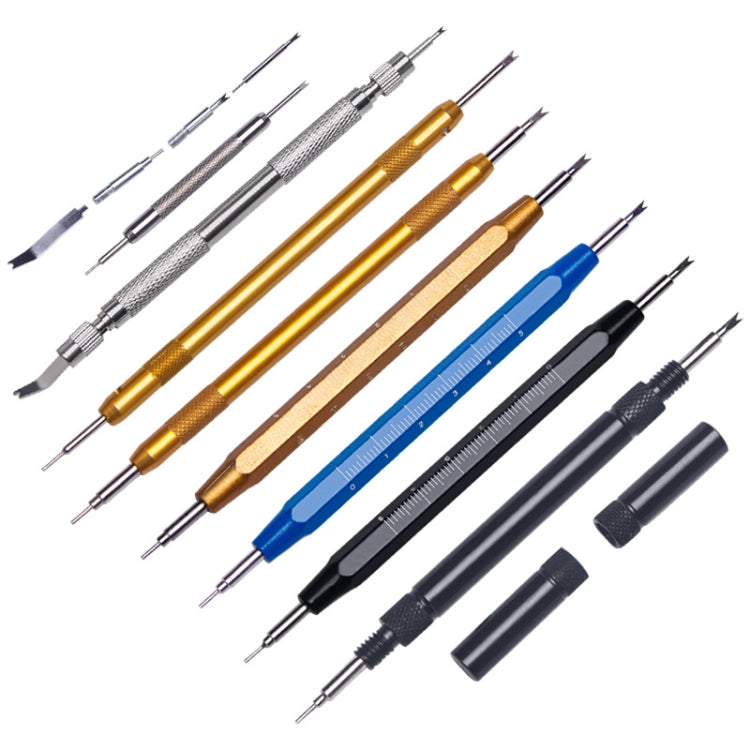 Single -headed Watch Repair Tool Ear Batch Replacement Watch Strap Tool, 10 Pair Silver, 10 Pair Golden, 5 PCS Screw Gold, 5 PCS With Scale Blue, With Scale Golden, 5 PCS With Scale  Black, With Packaging  A, With Packaging B, 10 PCS Single -headed����...