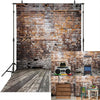 2.1m X 1.5m Brick Wall And Wooden Floor Photography Background