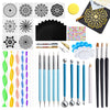 45 In 1  Mandala Tool Painting Set Cutout Template, 45 In 1 Painting Set
