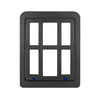 34cmx 44cm Pet Window Door Dog Cat Cave Anti-mosquito Pet Lattice Door, 34cmx 44cm Black
