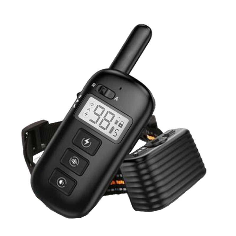 Remote Control Trainer Dog Collar Automatic Bark Stop Device, Specification: 1 Drag 1 (Orange)