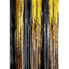 Black And Gold Rain Curtain Festival Party Decoration Props, Size: 1x4M, 1x1M, 1x2M, 1x2.5M, 1x3M, 1x4M