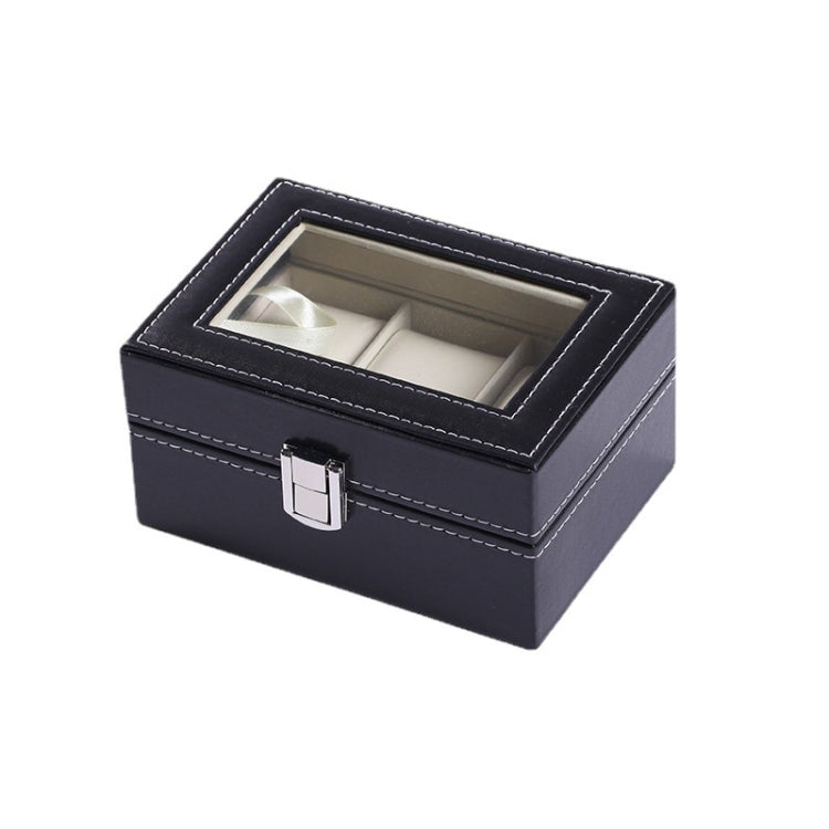 3 Bit PU Leather Watch Storage Box Display Box, 3 Bit