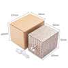 Dustproof Blue Light Disinfection Nail Polisher Storage Box, White, Khaki, Black, Pink