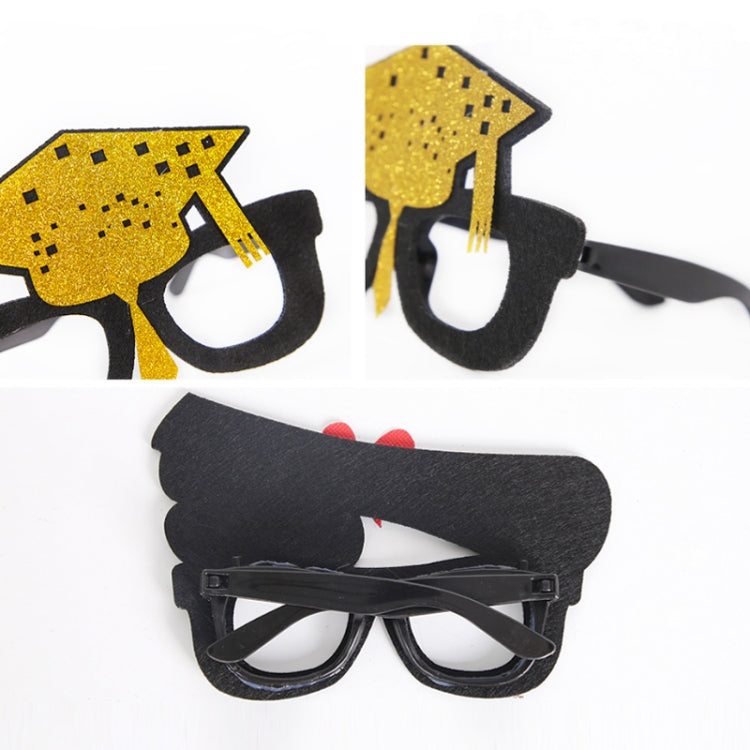 3 PCS Graduation Season Photo Props School Party Funny Glasses, Shape:, A Model, C Model, D Model, E Model, F Model, G Model, H Model, I Model, J  Model, K Model, L Model, M Model, N Model, O Model, P Model, Q Model, R Model, S Model, T Model