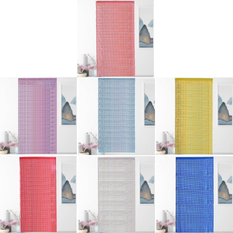 2 PCS Laser Square Rain Curtain Birthday Party Background Decoration, 1x2M Rose Gold, 1x2M Pink, 1x2M Light Blue, 1x2M Gold, 1x2M Red, 1x2M Silver, 1x2M Dark Blue