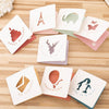 10 PCS Cute Hollow Cartoon Greeting Card, The Best Blessing, Dreams Come True, Happy Birthday, Happy Time, Flying to You, Life is Full of Gifts, Wish You all the Best, Thankful