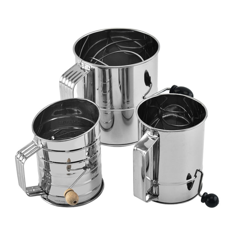 Hand-crank Oblique Flour Sieve Kitchen Baking Tools, Style One, Style Two, Style Three