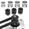 10 PCS GT2 3D Printer Synchronous Wheel Transmission Leather Pulley, 20 Tooth 5mm, 20 Tooth 6.35mm, 20 Tooth 8mm, 16 Tooth 6mm, 20 Tooth 4mm Black, 20 Tooth 5mm Black, 20 Tooth 8mm Black