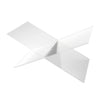 X-shaped Acrylic Bookshelf Transparent Book Sheet Music Display Stand, X-shaped Bookshelf
