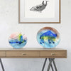 2 PCS Acrylic Transparent Display Shelf Bookshelf Plate Holders, 8x7.5x6.5cm, 11.5x11.5x9cm, 14.5x12x15.2cm