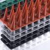 Plastic Bird Repellent Thorns Fence Anti-climb Nails, White, Brick Red, Green, Grass Green, Transparent, Grey, Brown, Black