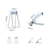 304 Stainless Steel Anti-Scaling Clamp Kitchen Takes Bowl Holder, Bowl Holder(Pink), Bowl Holder(Blue)