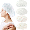 Waterproof Shower Hat Adult Women Bathing Hair Cover Anti-fume Hair Cover, 1 PCS Grey, 1 PCS Pink, 1 PCS Apricot