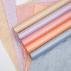Waterproof Flower Packaging Crinkle Liner, White, Cherry Blossom Pink, Lime Green, Cream Beige, Light Blue, Brown, Champagne, Wind Chimes Purple