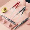 304 Stainless Steel Food Clip with Sawtooth Barbecue Tongs, Food Clip(Black), Food Clip(Gray), Food Clip(Red), Food Clip(Blue)