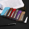 333 Stainless Steel Large Capacity Business Card Storage Box, Red, Blue, Purple, Black, Grey, Apricot, Brown