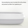 Semi-enclosed Cat Litter Box Cat Toilet With Cat Litter Shovel, S