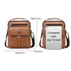 WEIXIER D245 Men Business Bag Large Capacity Shoulder Backpack, D245 Black, D245 Light Brown, D245 Dark Brown