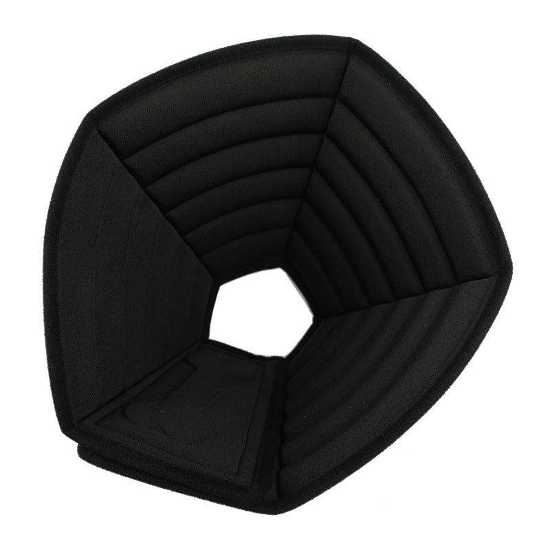 Pet Grooming Anti-Bite Neck Ring, Specification: S(Black)