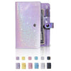 A6 Gypsophila Loose-leaf Bookkeeping Notebook Cash Budget Hand Book, Pink, Blue, Space Gray, Yellow, Purple, Silver White