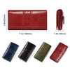 BP806 RFID Anti-Theft Brush Lady Wallet Multi-Card Clutch Bag, BP806 Red, BP806 Green, BP806 Black