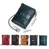 BP804 RFID Anti-Theft Wallet Multi-Function Buckle Zipper Retro Leisure Coin Purse, BP804 Red, BP804 Khaki, BP804 Blue, BP804 Black, BP804 Brown