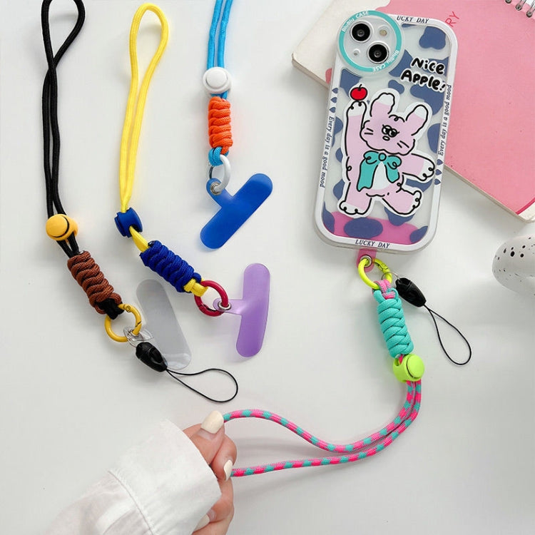 2 PCS  Mobile Phone Colorful Lanyard With Patch, Ft0140, Ft0141, Ft0142, Ft0143, Ft0144, Ft0145, Ft0146, Ft0147, Ft0148