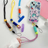 2 PCS  Mobile Phone Colorful Lanyard With Patch, Ft0140, Ft0141, Ft0142, Ft0143, Ft0144, Ft0145, Ft0146, Ft0147, Ft0148