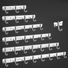 304 Stainless Steel No Punching Door Rear Coat Hook, 3 Hooks, 4 Hooks, 5 Hooks, 6 Hooks, 7 Hooks, 8 Hooks, 201 Butterfly Hook