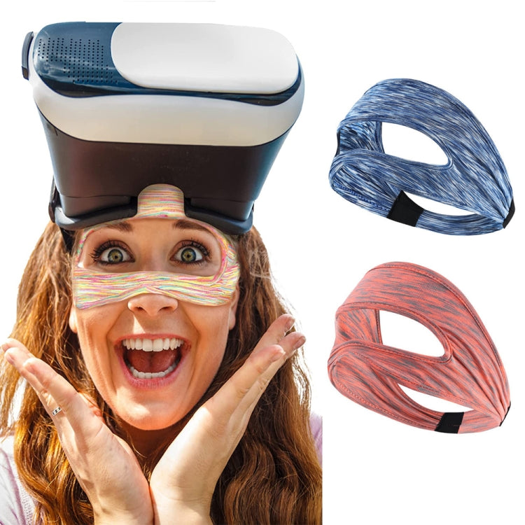 VR Glasses Head-mounted Breathable Sweat-proof Eye Mask, Black Gray, Purple, Orange Gray, Blue White, Navy, Colorful