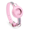 For Airtag Tracker Protective Cover Pet PU Collar, Specification: S(Pink)