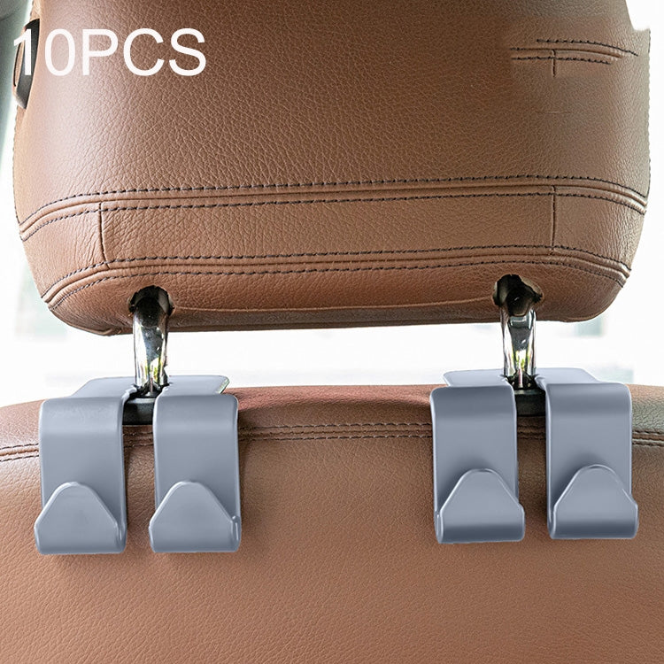 10PCS A-3 Car Hidden Seat Back Hook Multifunctional Rear Phone Holder