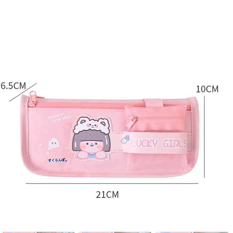 Cartoon Pencil Bag Large-capacity Primary School Stationery Bag With Handle, Astronaut