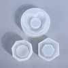 DIY Crystal Drop Glue Silicone Mold For Making Fragrant Candle Pot, 249-1, 249-2, 249-3