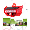 RC-710 Solar Burglar Alarm Light Remote Control Human Body Induction Drive