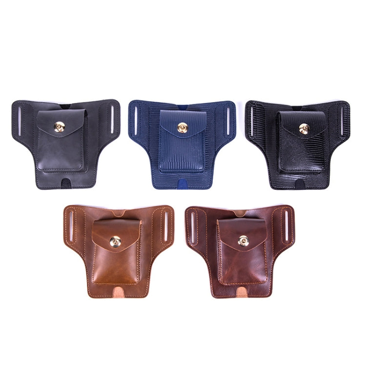 Y-17 3 In 1 Lighter Phone Cigarette Box Storage Waist Bags, Y-17 Crazy Horse Black, Y-17 Crazy Horse Coffee, Y-17 Crazy Horse Apricot, Y-17 Lizard Pattern Black, Y-17 Lizard Pattern Blue