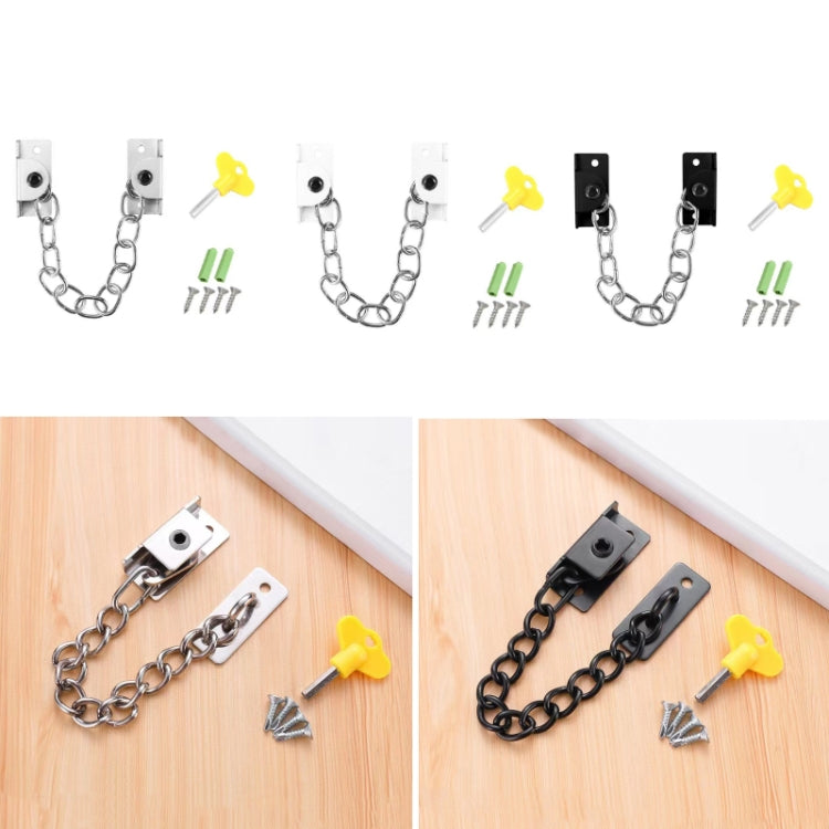 Punching Installation Protection Stainless Steel Window Limit Lock, B Type Silver, B Type White, B Type Black, A Type Silver, A Type Black