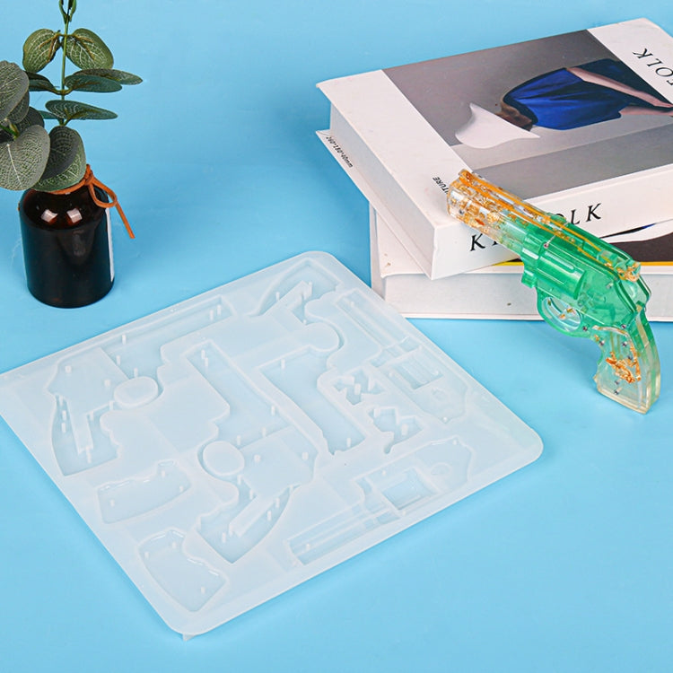 D2092-1 Drop Plastic Mold Revolver Rubber Moulded Silicone Mould, D2092-1